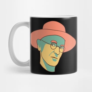 Hermann Hesse Portrait In Vintage Colors Mug